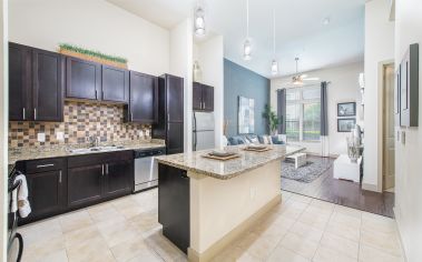 Kitchen at MAA Frisco Bridges luxury apartment homes in Dallas, TX