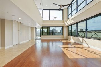 Living Room 2 at MAA Gallery luxury apartment homes in Dallas, TX