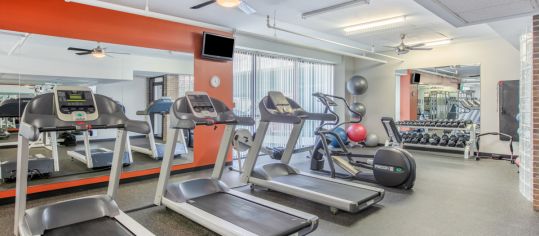 Fitness Center at MAA Gallery luxury apartment homes in Dallas, TX