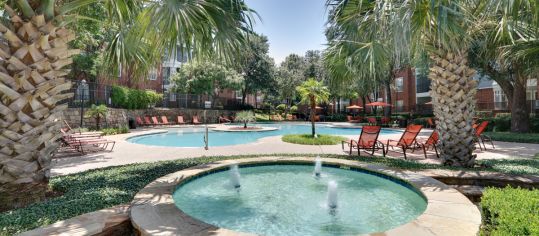 Pool 4 at MAA Grand Courtyards luxury apartment homes in Dallas, TX