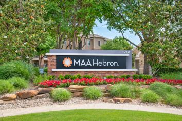 Outdoor Signage at MAA Hebron in Dallas, TX