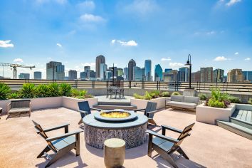 Rooftop at MAA heights luxury apartment homes in Dallas, TX