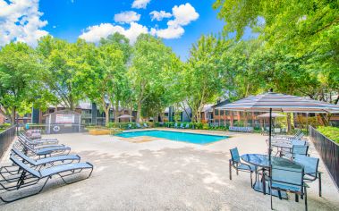 Pool at MAA Highlands North luxury apartment homes in Dallas, TX