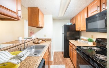 Kitchen at MAA Highlands North luxury apartment homes in Dallas, TX