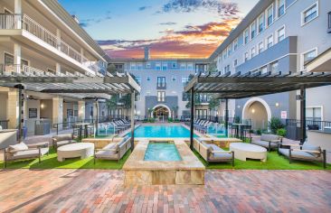Pool at MAA Legacy luxury apartment homes in Plano, TX