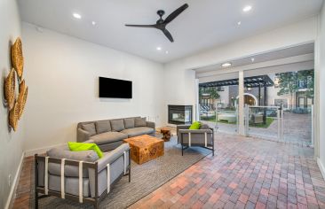 Pool lounge at MAA Legacy luxury apartment homes in Plano, TX