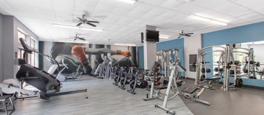 Fitness Center at MAA Legacy luxury apartment homes in Dallas, TX