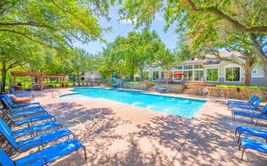 Pool at MAA Los Rios luxury apartment homes in Plano, TX