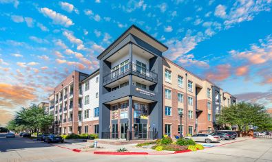 Signage at MAA Market Center luxury apartment homes in Plano, TX