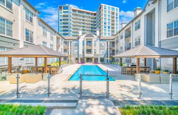 Pool at MAA McKinney Ave luxury apartment homes in Dallas, TX