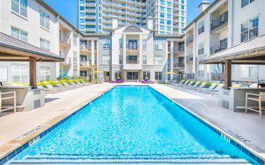 Pool at MAA McKinney Ave luxury apartment homes in Dallas, TX