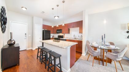 Kitchen at MAA Medical District luxury apartment homes in Dallas, TX