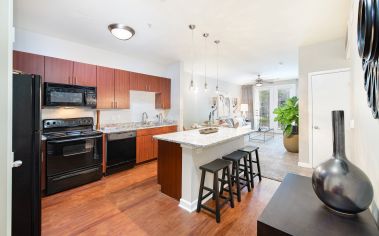 Kitchen 2 at MAA Medical District luxury apartment homes in Dallas, TX