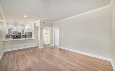 Model Living Room at MAA Meridian in Dallas, TX