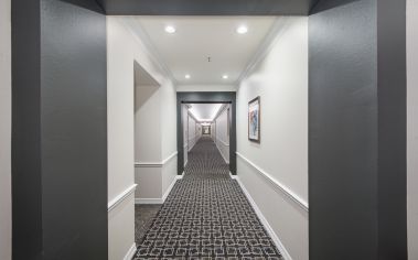 Hallway at MAA Meridian in Dallas, TX