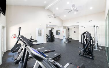 Fitness center at MAA Remington Hills luxury apartment homes in Irving, TX