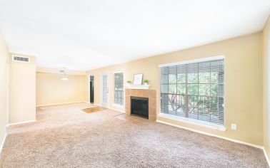 Living room at MAA Remington Hills luxury apartment homes in Irving, TX