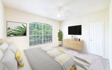 Bedroom at MAA Shoal Creek  luxury apartment homes in Dallas, TX