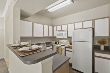 Kitchen at MAA Stonebridge Ranch luxury apartment homes in McKinney, TX