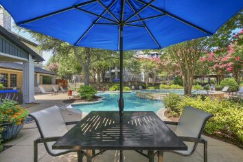 Pool at MAA Stonebridge Ranch luxury apartment homes in McKinney, TX