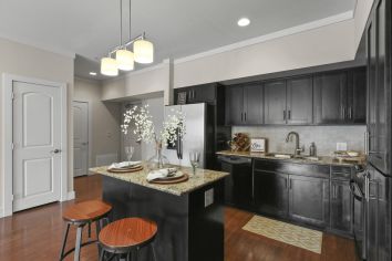 Kitchen 2 at MAA Times Square at Craig Ranch luxury apartment homes in Dallas, TX