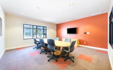 Conference room at MAA Times Square at Craig Ranch luxury apartment homes in Dallas, TX