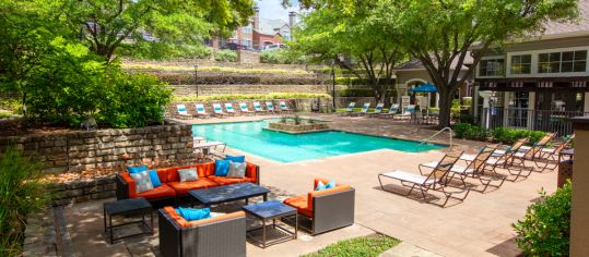 Pool at MAA Valley Ranch luxury apartment homes in Dallas, TX