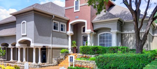 Clubhouse Exterior at MAA Valley Ranch luxury apartment homes in Dallas, TX