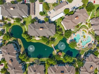 Aerial Pool and Property at MAA Watermark in Dallas, TX