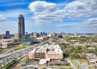 Aerial View at MAA at Afton Oaks in Houston, TX