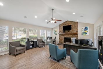Clubhouse at MAA Cypresswood luxury apartment homes in Spring, TX