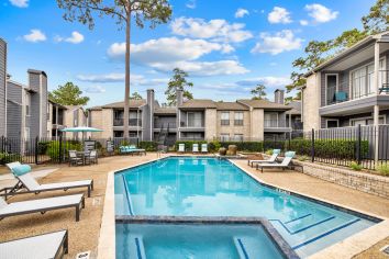 Pool at MAA Cypresswood luxury apartment homes in Spring, TX