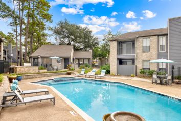 Pool at MAA Cypresswood luxury apartment homes in Spring, TX