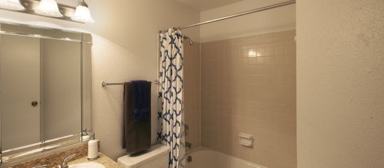 Bathroom 2 at MAA Cypresswood luxury apartment homes in Houston, TX