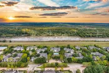 Property Aerial at Park Place Houston luxury apartment homes in Houston,TX