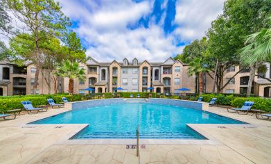 Pool at Park Place Houston luxury apartments homes in Houston, TX