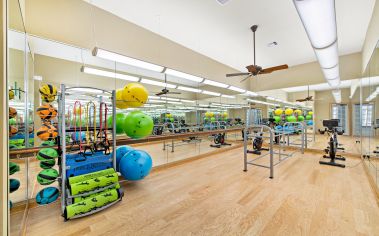 Cardio Room at MAA Fall Creek luxury apartment homes in Houston, TX