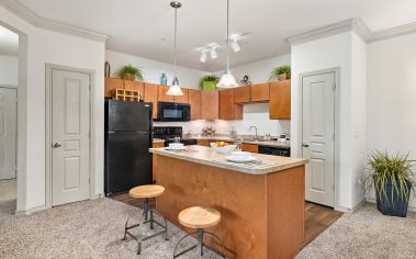 Kitchen at MAA Fall Creek luxury apartment homes in Houston, TX