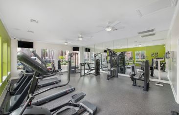 Fitness Center at MAA Greenwood Forest luxury apartment homes in Houston, TX