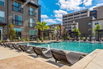 Poolside at MAA Park Point in Houston, TX