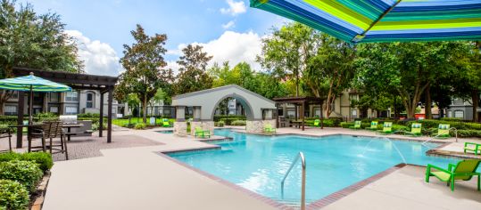 Pool at MAA Ranchstone luxury apartment homes in Houston, TX