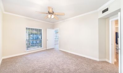 Bedroom at MAA Ranchstone luxury apartment homes in Houston, TX