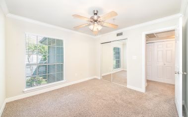 Bedroom at MAA Ranchstone luxury apartment homes in Houston, TX