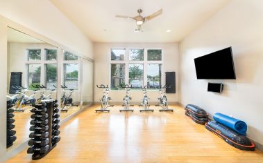 Fitness studio at MAA Vintage Park luxury apartment homes in Houston, TX