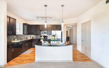 Kitchen at MAA Vintage Park luxury apartment homes in Houston, TX