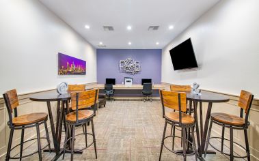Business Center at MAA Woodwind luxury apartment homes in Houston, TX