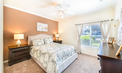 Bedroom at MAA Haven at Blanco luxury apartment homes in San Antonio, TX