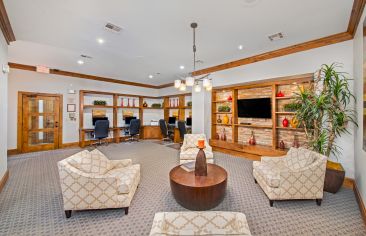 Business center at MAA Westover Hills luxury apartment homes in San Antonio, TX