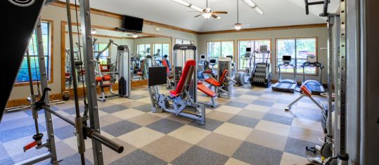 Fitness center at MAA Westover Hills luxury apartment homes in San Antonio, TX