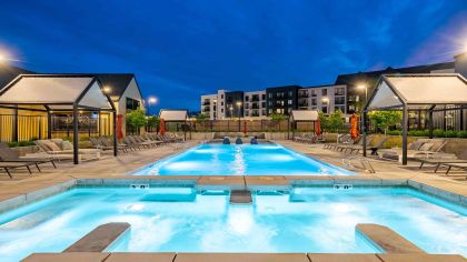 Pool at MAA at Daybreak luxury apartment homes in South Jordan, UT